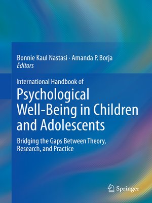 cover image of International Handbook of Psychological Well-Being in Children and Adolescents